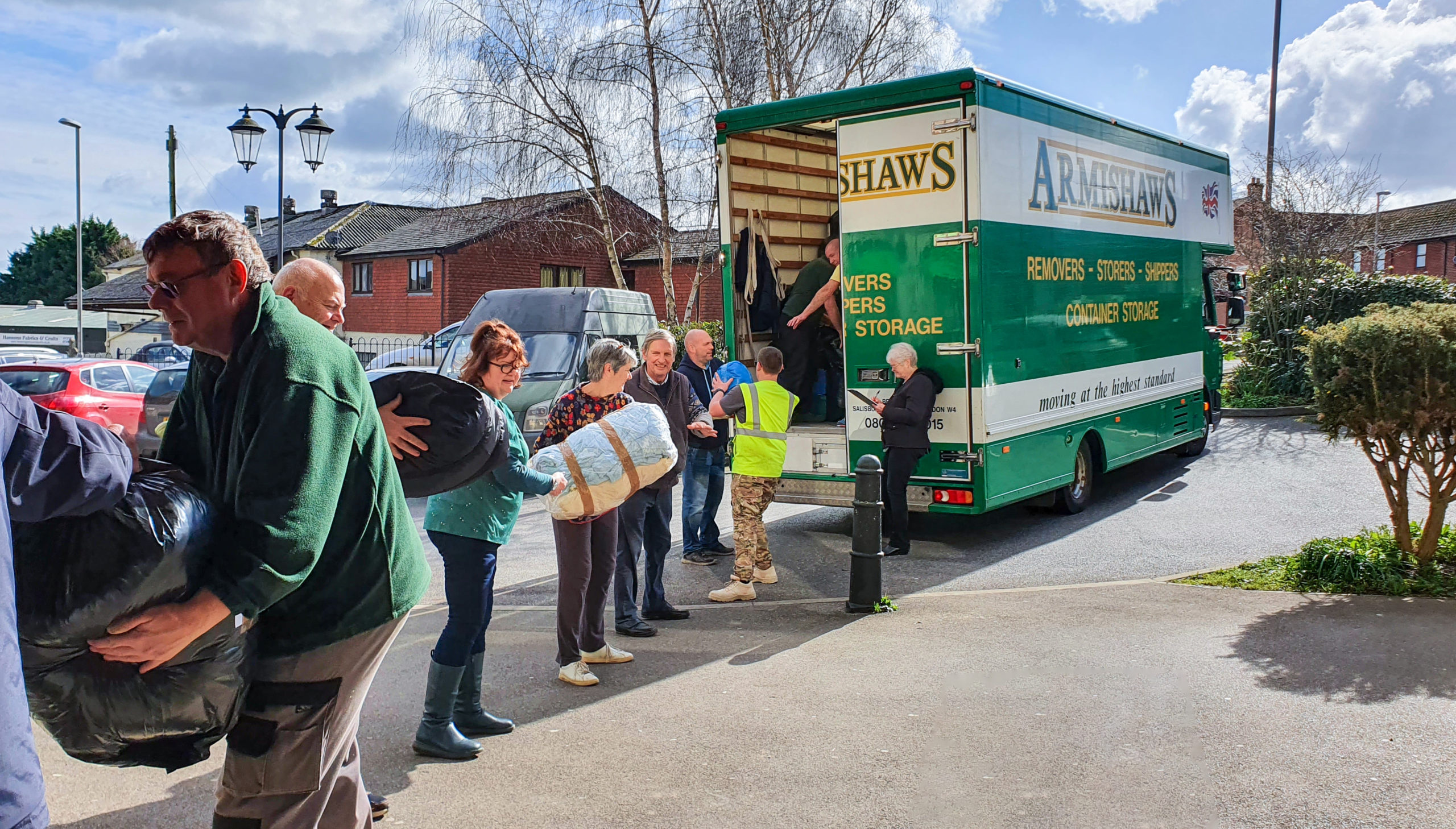 Armishaws Removals help with Ukraine Refugee Donations