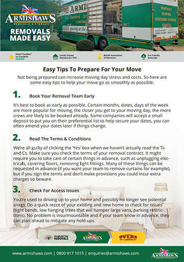Easy Tips To Prepare For Your Move