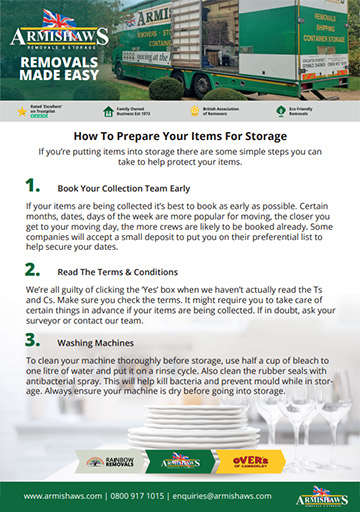 How To Prepare Your Items For Storage