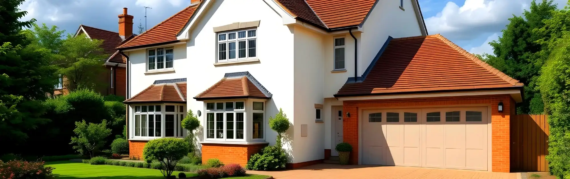 Large White House - Exterior