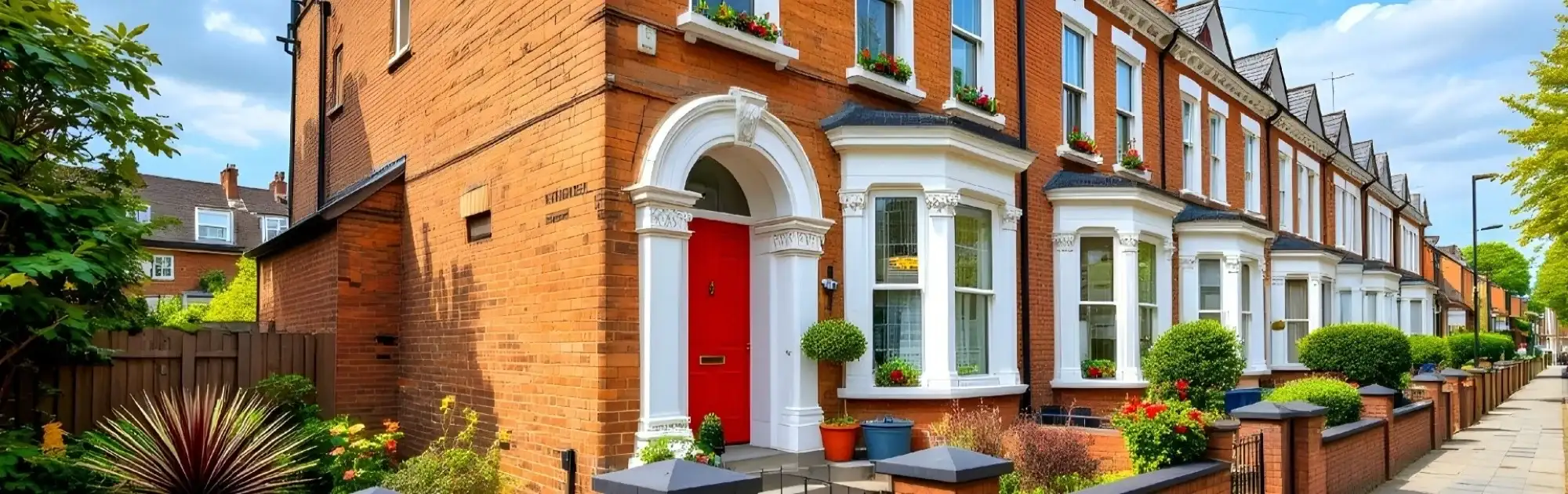 Terraced Row of Houses - Exterior